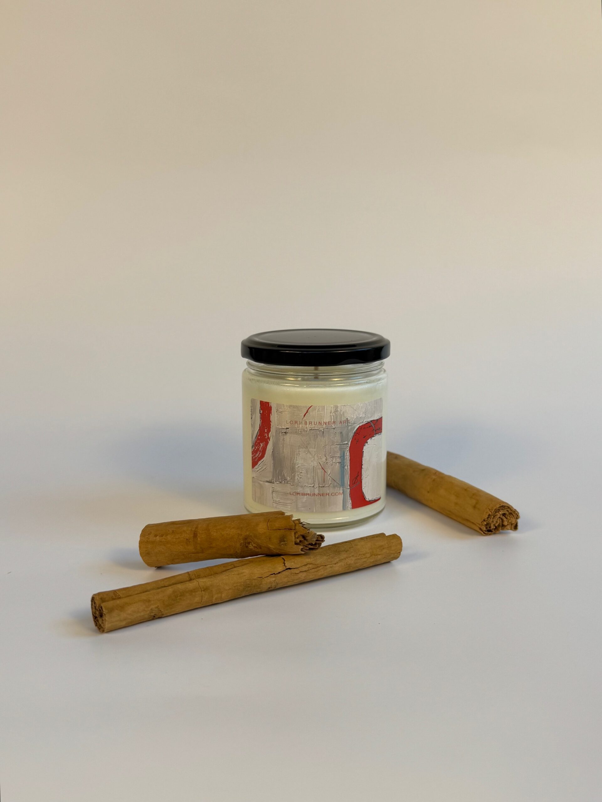 Scented candles. Artful living for the holidays. Elevated. Modern. Chic. Artist-designed holiday products and artwork by Lori Brunner Art.